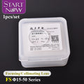 Startnow 1PC/Set Dia.15-50 Fused Silica Fiber Laser Focus Collimator Lens Single Concave Convex Focusing Collimating Lens