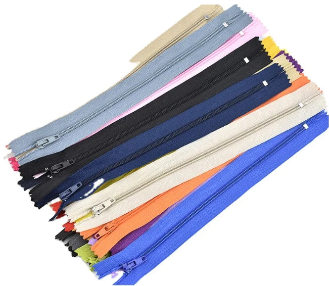 Custom Eco-Friendly Premium 5# Rainbow Nylon Zipper Automatic Open-End Sewing Clothing with Sustainable Metal Stopper Slider