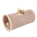 Folding Channel Cat Tunnel Suede Pet Bed Small Dog Puppy Kennel Cat Sleeping Bag Warm Nest Cat Channel Toy for Winter