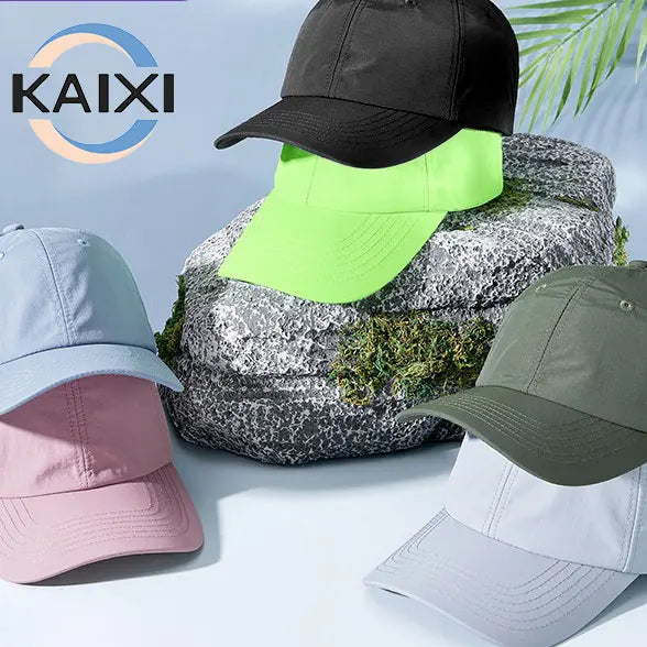 Quick Dry Waterproof Unstructured Soft Top  6 Panel Curve Brim Hydro Tech Performance Nylon Dad Hat Golf Cap