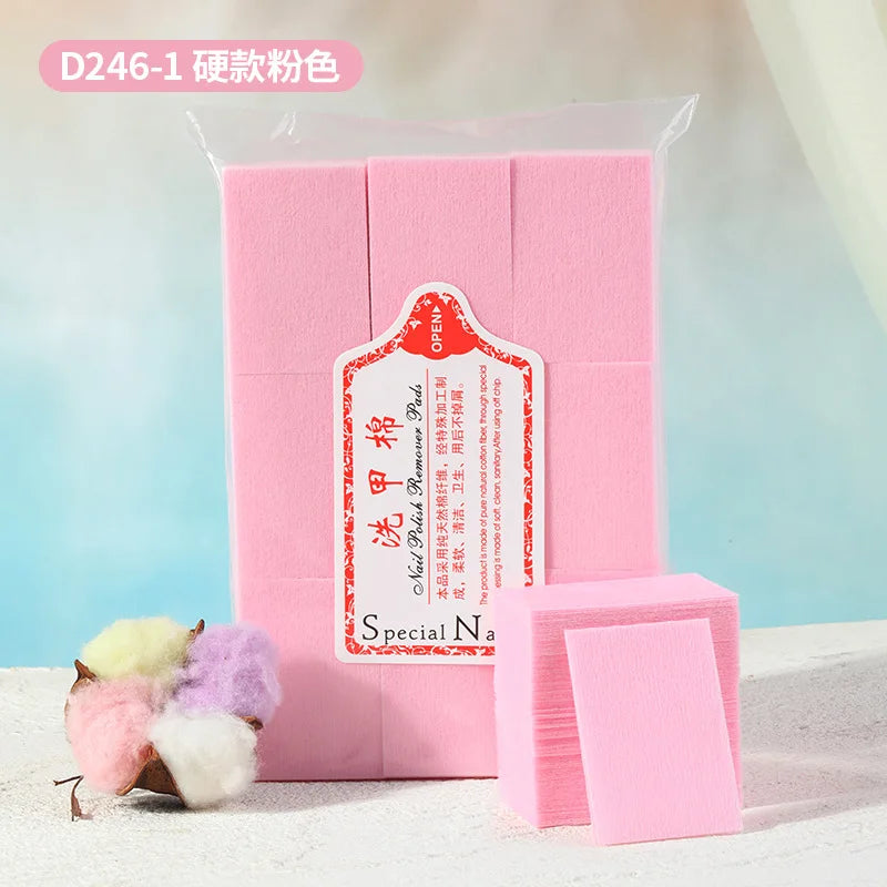 Tamax NA028B Lint-Free Nail Art Cleansing Cottons for Nail Polish Removal & Manicure 6 Styles Commercial & Home Use