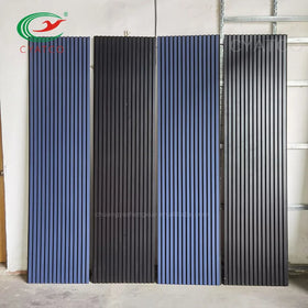 Akupanel Acoustic Panel Diffusion Wall Soundproofing Slat Wooden Fiber Acoustic Panels Wood Slat Polyester Fiber Wall Panel