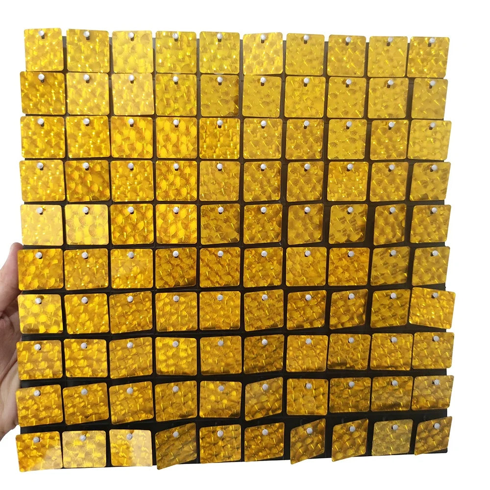 2026 Hot Sale Sequin Shimmer Wall Gold for Party Event