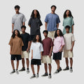 190G 100% Cotton Wholesale Blank OEM Solid Color Light Weight Oversized Custom Tees Fashion T Shirts for Men