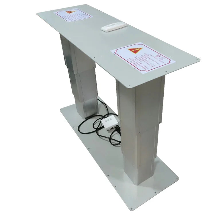 Modern 220V Electric Dual Tube Tatami Lifting Mechanism Adjustable Metal Dining/Kitchen Table Base for Home Office Japanese