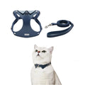 Custom Eco-Friendly Luxury Leather Pet Harness Collar and Leash Set Durable Design for Small Dogs and Cats Personalized