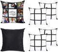 Sublimation Knitted Woven Blank Panel Throw Pillow Case Cushion Cover for Wedding/Party/Festival Home Decor for Hotels