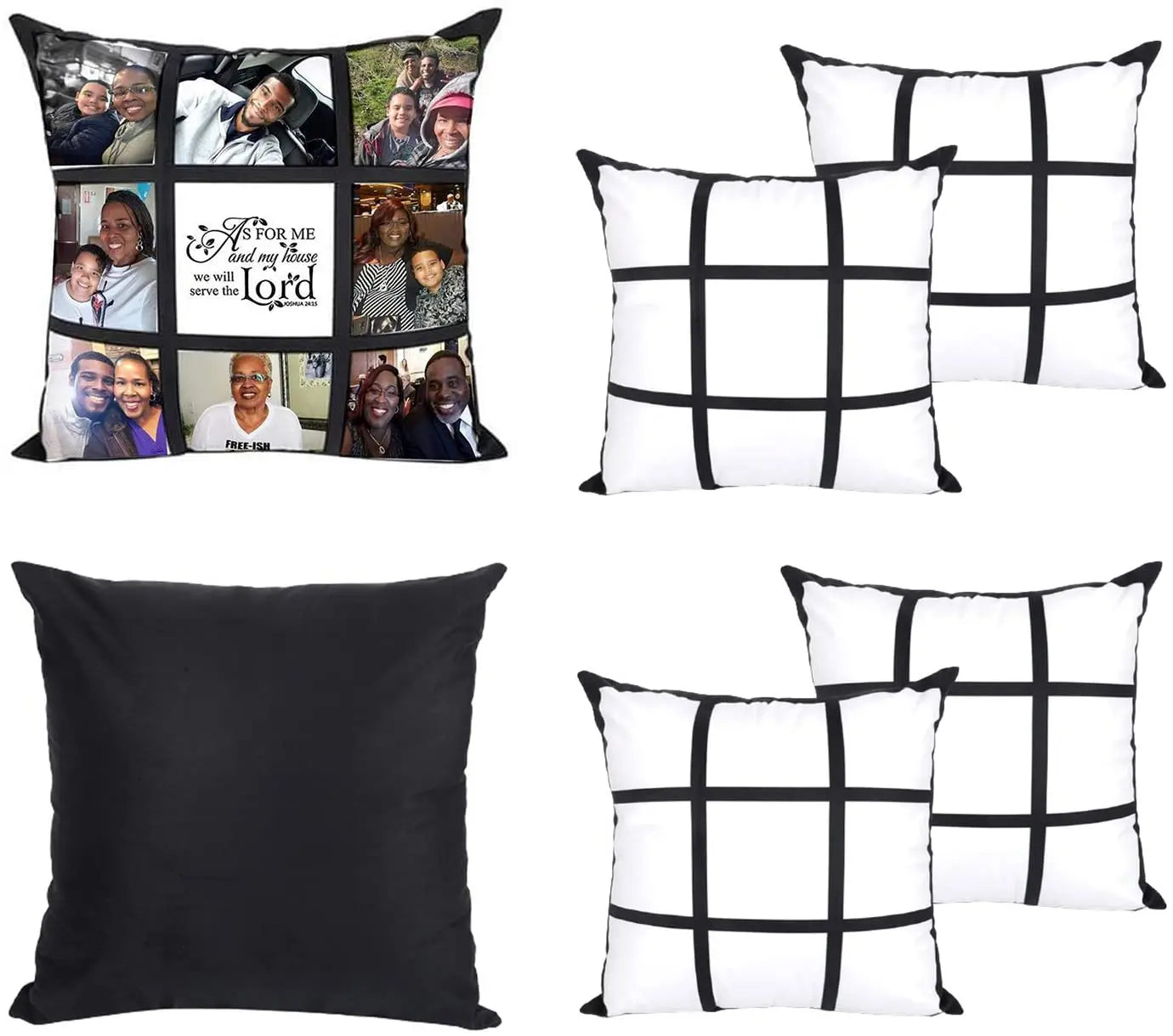 Sublimation Knitted Woven Blank Panel Throw Pillow Case Cushion Cover for Wedding/Party/Festival Home Decor for Hotels
