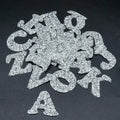 Wholesale Eco-Friendly Fabric Letter Patches with Sequins Heat Transfer Rhinestones for Hat Decorations Iron-On Style