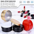 Colored Elegant Candle 8oz 100*40mm 250ml Luxury Face Cream Sugar Scrub Sample Body Cream Sweet Aluminium Jars