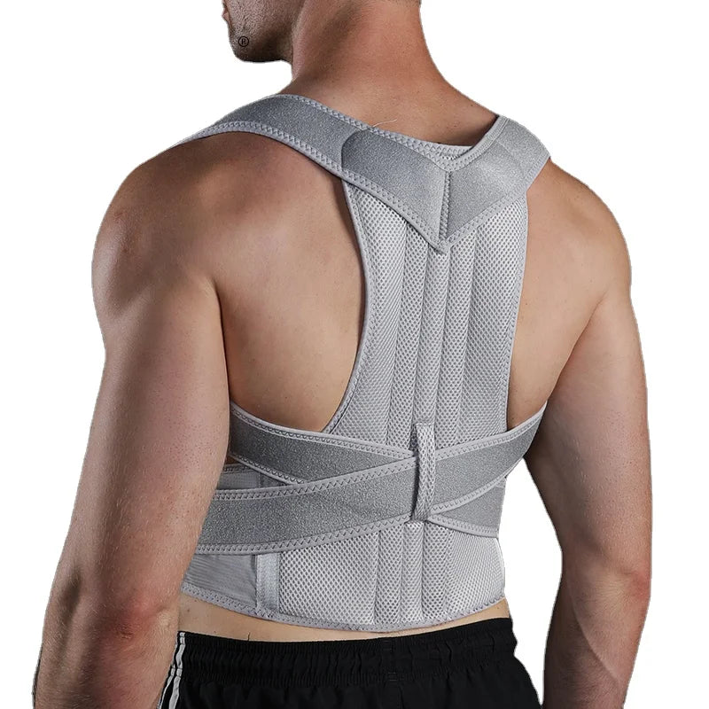 JINGBA OEM/ODM Service Posture Corrector Back Brace for Men and Women Fully Adjustable Straightener for Mid Upper Spine Support