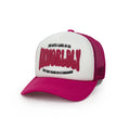 Cotton Dobby Dot Fruit Hand Embroidery Baseball Cap for Women with Adjustable Closure