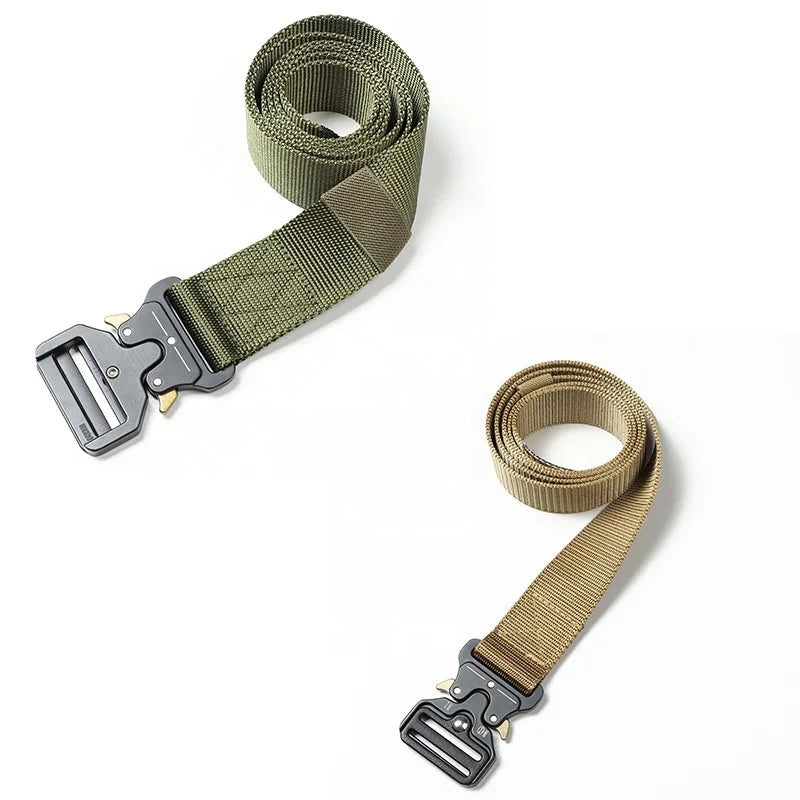 Tactical Men Weaving 550 Paracord Belt Multi-Functional Braid Nylon Paracord Belt