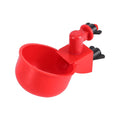Chicken Drinking Cup Automatic Chicken Drinker Plastic Poultry Water Drinking Bowl With Fixing Screw