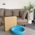 Wholesale Portable Fish-Shaped Dry Food Bowls for Cats Single Raised Tilted Cat Dish with Tail Handle for Travel and Dogs