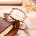 Ladies Sports Watch Women's Watches White Leather Modern Quartz Wrist Watch Brand Glass Alloy Fashion 2022 Top Luxury Customized
