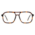 Acetate Double Bridge Men'S Eyeglasses Frames Pilot Optical Glasses for Women Prescription Spectacles Monturas De Lentes Hombre