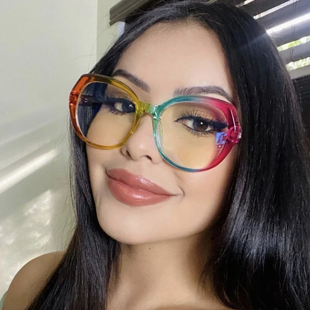 Tr90 Frame Anti Blue Light Glasses Women Fashion Wholesale Eyeglasses Frames Blue Light Blocking Glasses Women