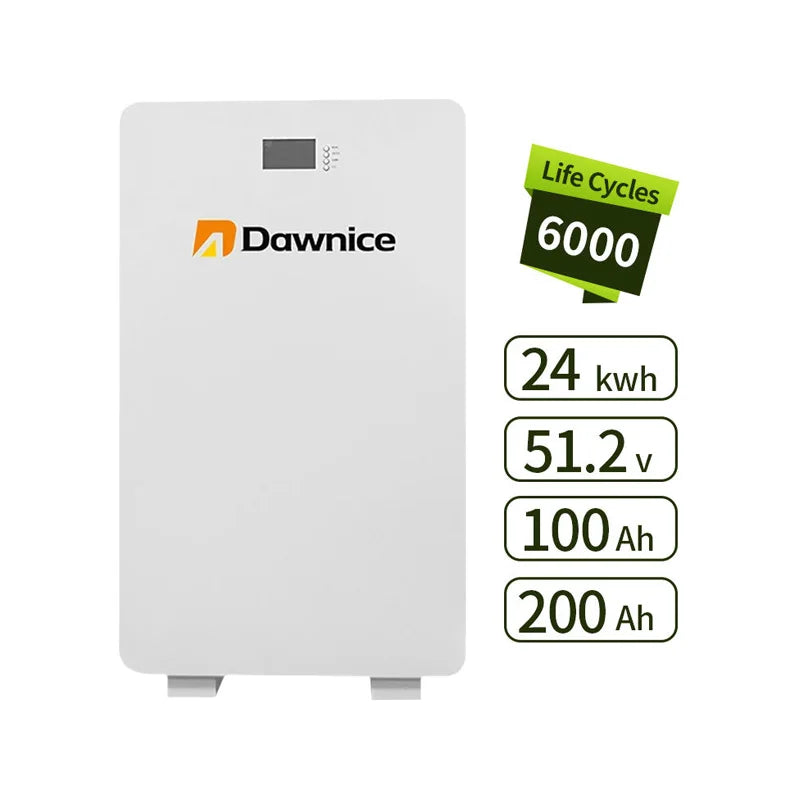 Home High Voltage Wall Mounted Battery 48V 100Ah 200Ah 51.2V Lifepo4 Battery System for Residential