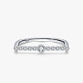 Ailmay New Style Real 925 Sterling Silver Minimalist Line Personality U Shape Rings for Women Simple Design Fine Jewelry 2022