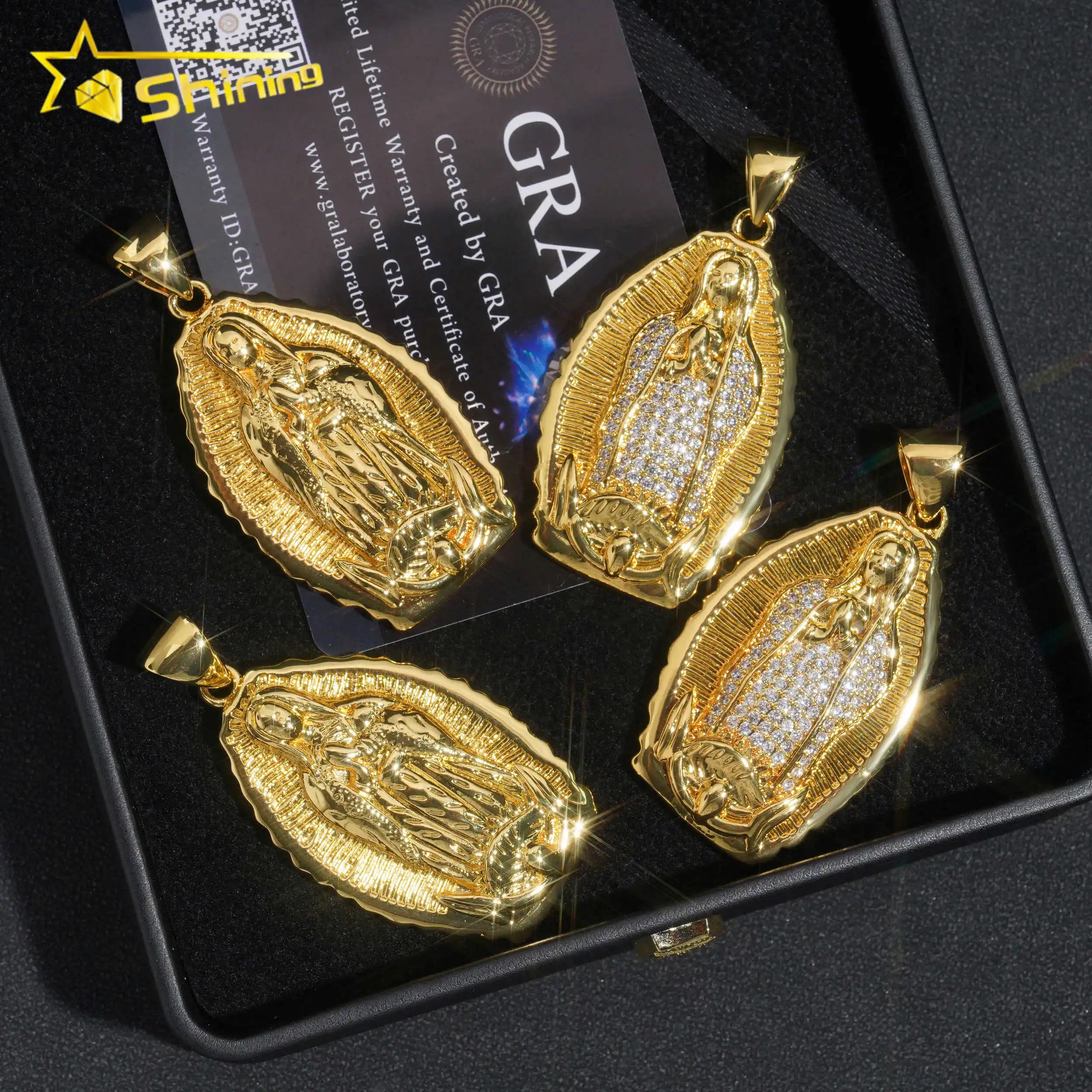 Custom Hip Hop Pendants Vvs Moissanite Silver Jesus Pendant Fashion Cheap Price Jewelry Pass Diamond Tester
