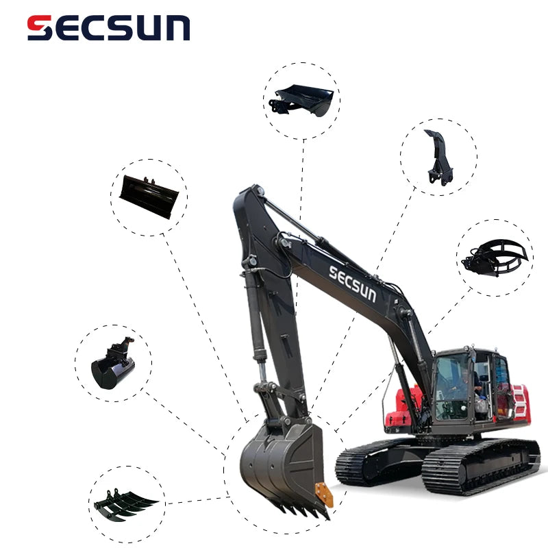 Heavy Transports Excavators 21 Ton 18 Ton 23 Ton Crawler Excavator for Sale