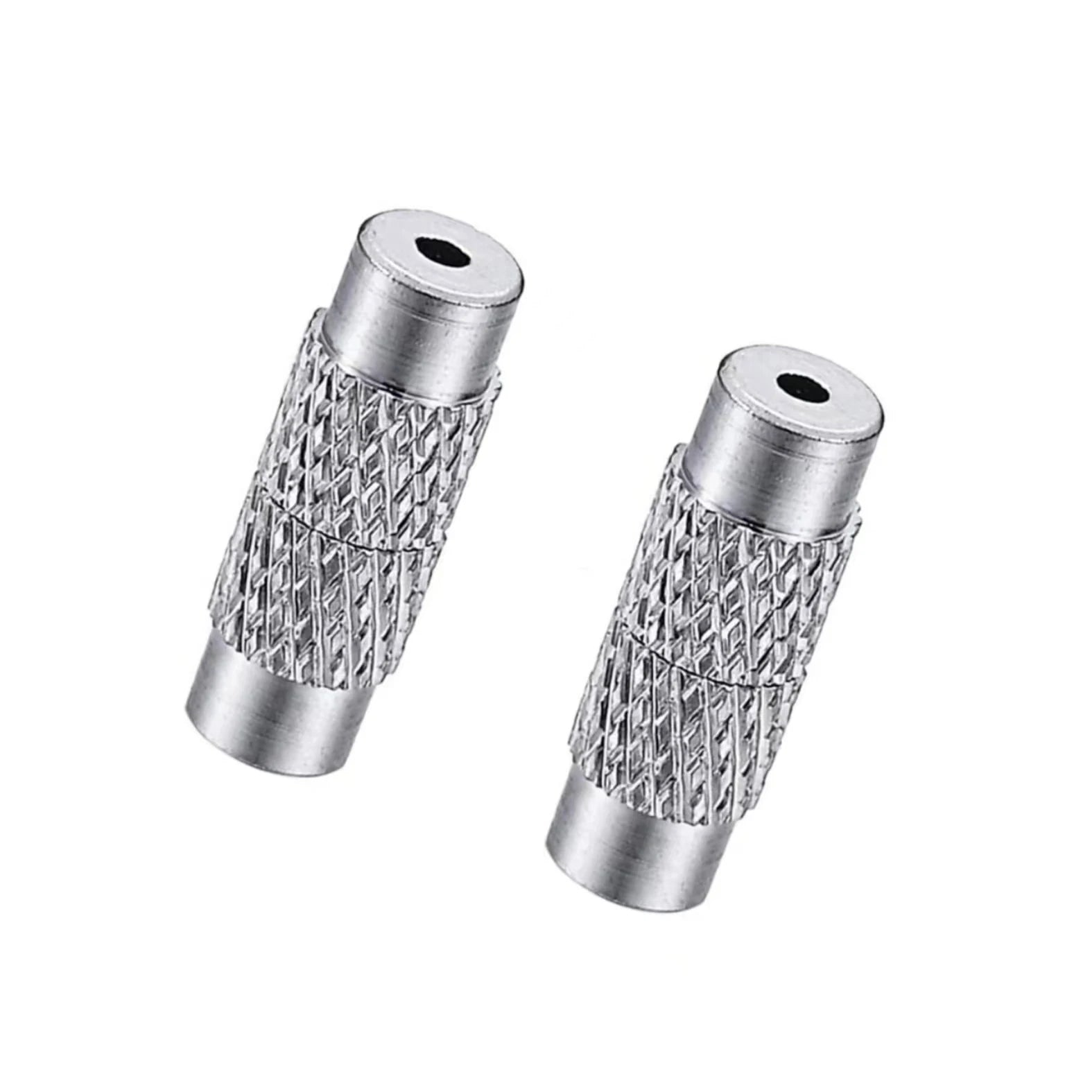 Brass Screw Twist Clasps Brass Barrel Jewelry End Tip Clasps Cord End Beads for Necklace Bracelet Jewelry Making Bag Accessories