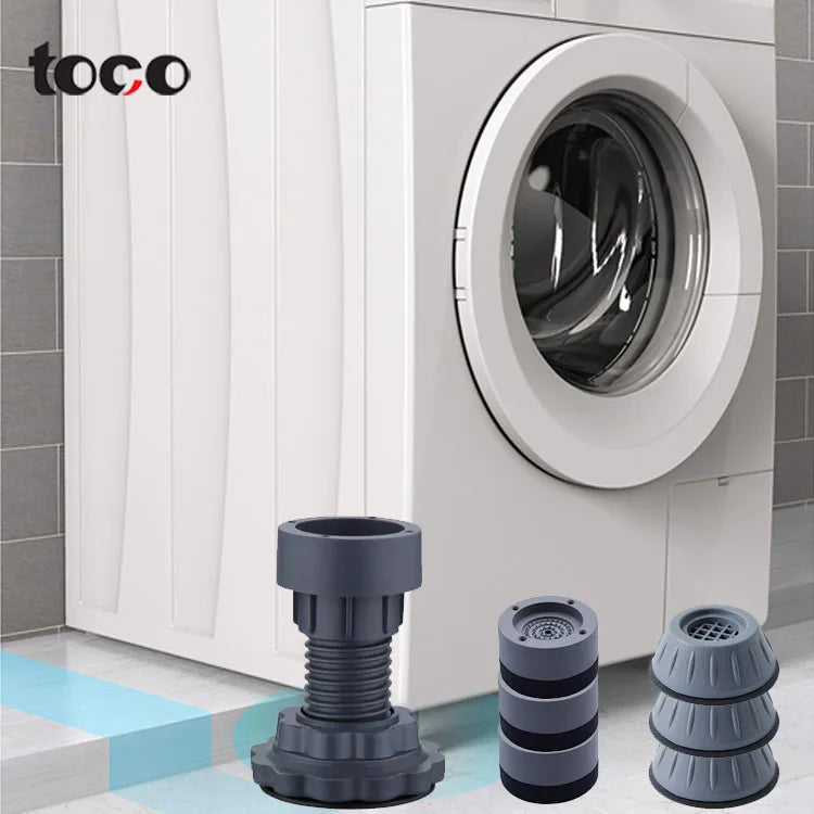 TOCO  the Commonly Used Washing Machine Foot Pads Moisture-proof Vibration Pads Anti Shockproof Refrigerator Foot Pad