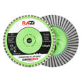 RAIZI TOOL Super Quality  4.5in/115mm Plastic Thread Electroplated Diamond Flap Disc Wheel Use for Stone Plastic Glass Metal