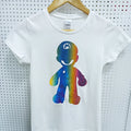 2025 New Material Hot Sale Rainbow Fabric Washable Eco-friendly Waterproof Heat Transfer Vinyl Film Reflective Garment