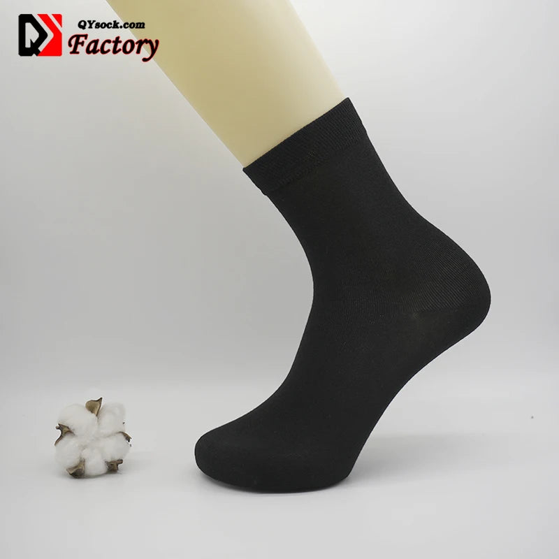 Wholesale Men Bamboo Fiber Socks Brand New Casual Men Dress Socks Breathable Man Crew Socks