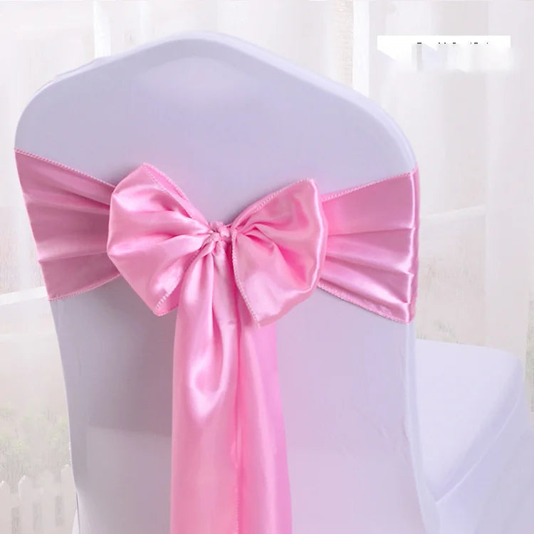 Party Decoration Sash Chair Covers  Wedding Chair Sashes Black and White