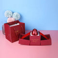 Hot Selling Jewelry Storage Box Ladies Makeup Ring Stud Earrings Box Gift Box Customized