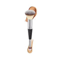 HMU 4 in 1 Makeup Brush Double Style Aluminum Ferrule Single Piece Two Head Bristle Cosmetic Brush for Foundation Concealer
