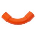 Degree Heavy Duty Orange Pvc Electric Conduit With Sweep Bends