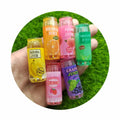 Hot Selling 100Pcs Miniature Juice Drink Cans Figurines Mini Kitchen or Supermarket Game Party Accessories Toys for Party Favors
