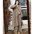 Boutique Wholesale 2026 Autumn New Fashion Design Sense Small Group High Grade Knitted Sweater Women's Set