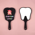 Wholesale Portable Plastic Single-Sided Custom logo Multi-Color Handheld Cosmetic Makeup Mirror Tool with Personalized Custom