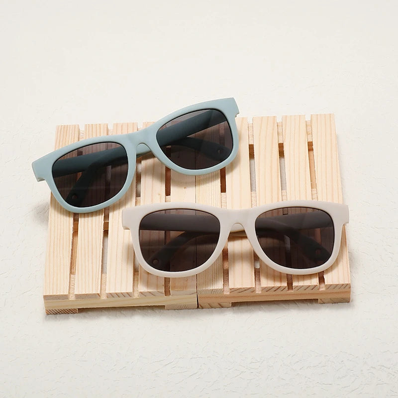Factory Wholesale Flexible Silicone Polarized Sunglasses for Kids 0-3 Years Toddler Baby Sunglasses with Tac Lenses