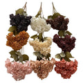 Home Decor Autumn 6 Heads Hydrangeas Bushes Artificial Flowers Hydrangea Bouquet for Aisle