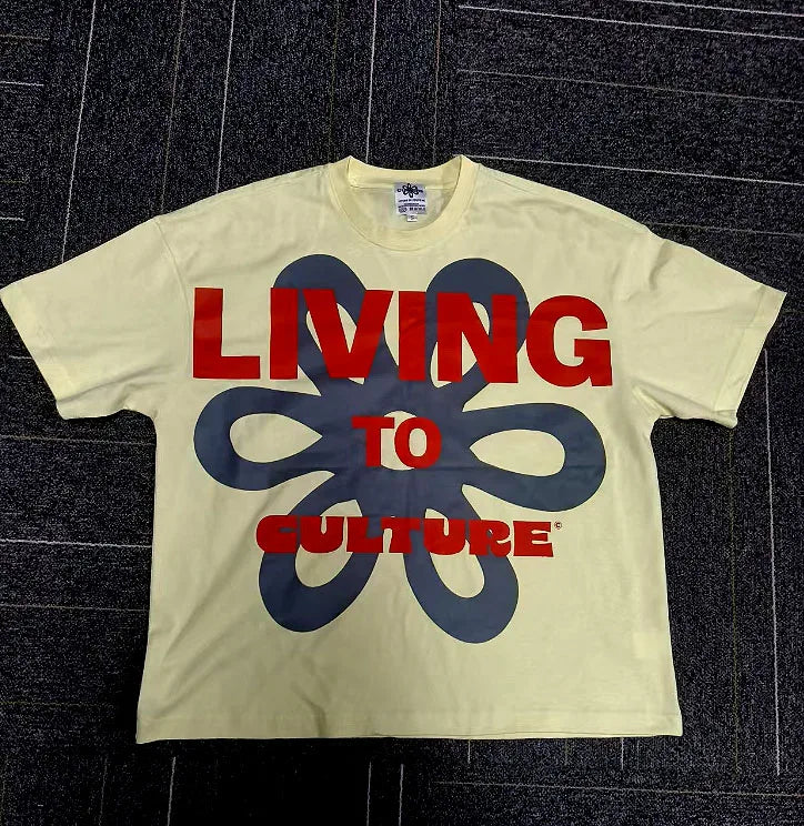 Crew Neck  Character Screen Printing Oversized T Shirt for Men Summer Short Sleeve Causal Wear Men's Tshirts