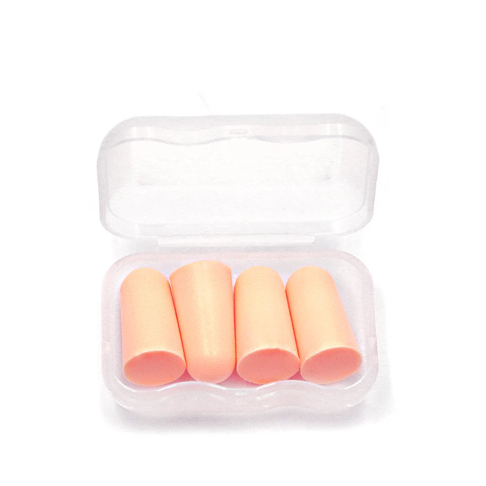 2 Pairs Per Case 38dB Hearing Protection Sleep Ear Plug Disposable Foam Earplugs Noise Reduction CE EN352 MegaBDM