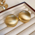 Zooying Metal Gold Color Statement  Silver Needle Metal Pearl Floral Earrings Pearl Women's Earrings