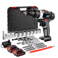 20V Cordless Drill Electric Tool Kit ABS Material OEM 1 Year Warranty 25+3 Torque Household Power Tool Set
