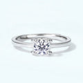 Moissanite Ring 925 Sterling Silver Engagement Wedding Promise Jewelry VVS Diamond Ring with GRA Certificate