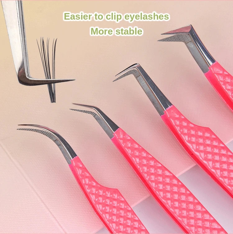 Professional Eyelashes Extension Tweezers for Volume Lashes Tweezers