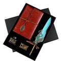 Yihuale Retro Vintage Calligraphy Feather Dip Pen Writing Ink Set Stationery Quill Fountain Pens Creative Vintage Pen