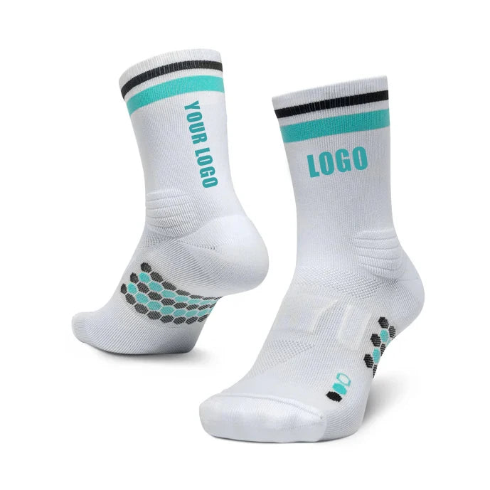 Factory Sale Breathable Knitted Sport Sock Custom Running Athletic Sock Customized Gym Basketball Socks