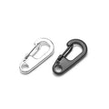 D2 Tactical Spring Carabiner D Shaped Paracord Cord Buckle EDC Backpack Clasp Snap Hook Keychain Water Bottle SF Clip