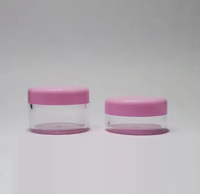 Hot Export Mini Plastic Cosmetic Jar Sample Makeup Containers 25pcs/Pack 3G 5G for Eye Cream Lotion Quality Skin Care PS